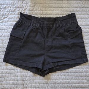 Black Cargo Shorts